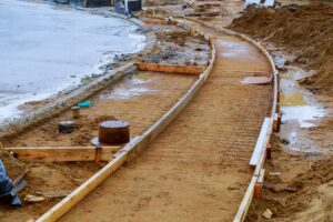 Concrete Curbing Install Richmond Virginia